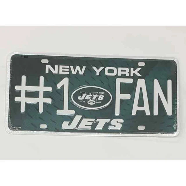 #1 Fan NFL Metal Novelty License Plate Tag