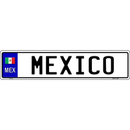 Mexico Novelty Metal European License Plate Tag