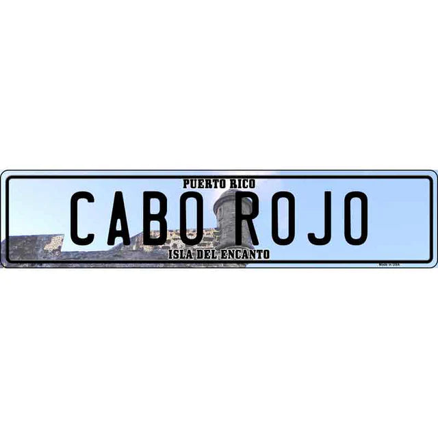 Puerto Rico Novelty Metal European License Plate