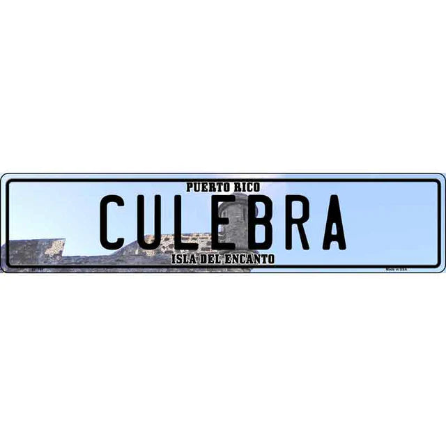 Puerto Rico Novelty Metal European License Plate