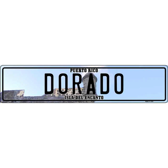 Puerto Rico Novelty Metal European License Plate