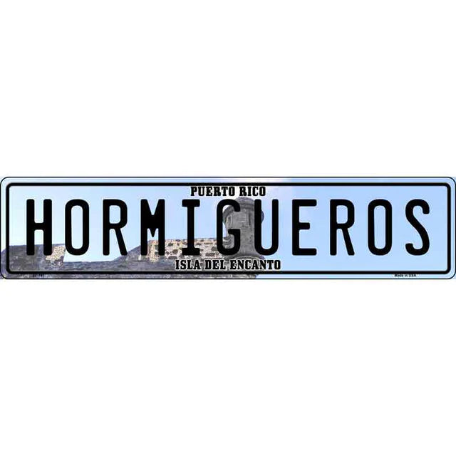 Puerto Rico Novelty Metal European License Plate