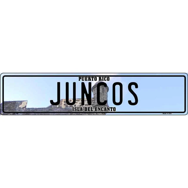 Puerto Rico Novelty Metal European License Plate