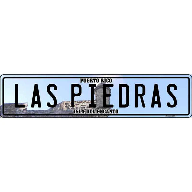 Puerto Rico Novelty Metal European License Plate