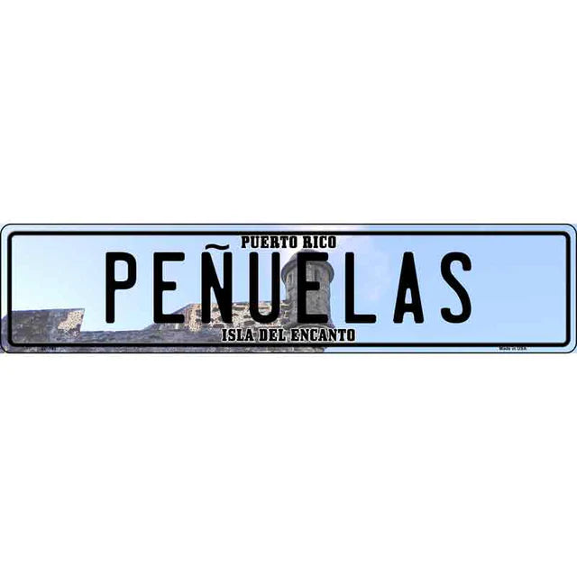 Puerto Rico Novelty Metal European License Plate