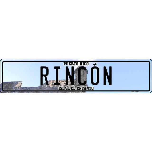 Puerto Rico Novelty Metal European License Plate