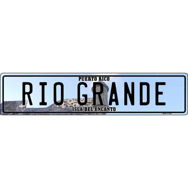 Puerto Rico Novelty Metal European License Plate