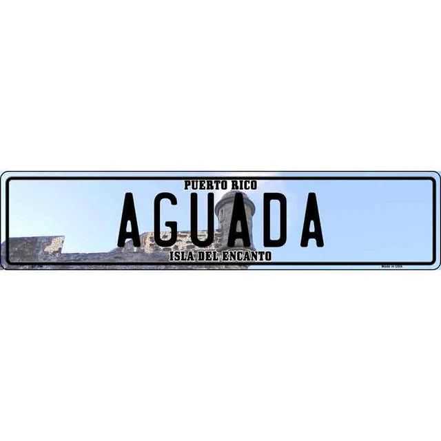 Puerto Rico Novelty Metal European License Plate