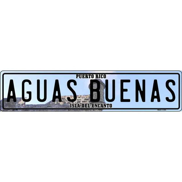 Puerto Rico Novelty Metal European License Plate