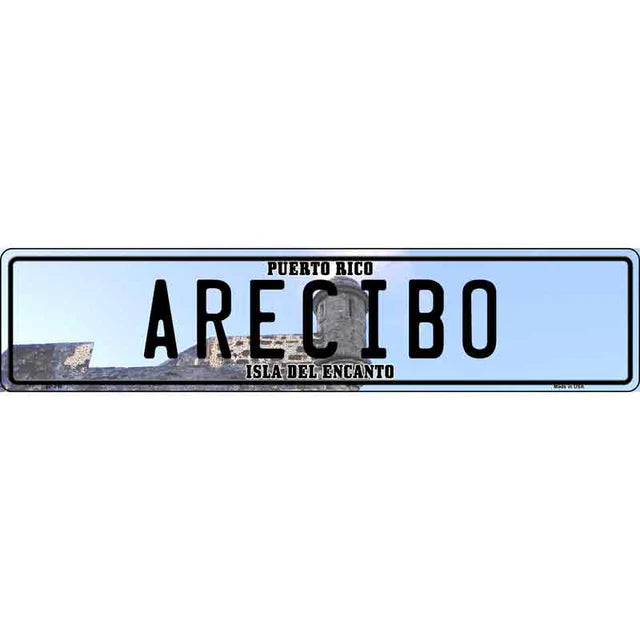 Puerto Rico Novelty Metal European License Plate